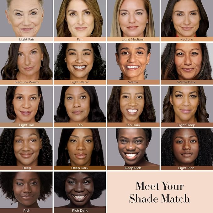 LUMINESS Airbrush Spray Silk Foundation Starter Kit - Tan Dark - Foundation, Primer & Dual-Sided Angled Buffing Brush - Medium, Buildable Coverage, Anti-Aging Formula Hydrates & Moisturizes