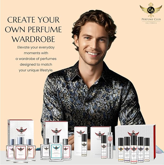 CA Perfume Impression of L’homme Cologne For Men Fragrance Body Oil Roll-On 0.3 Fl Oz/10ml