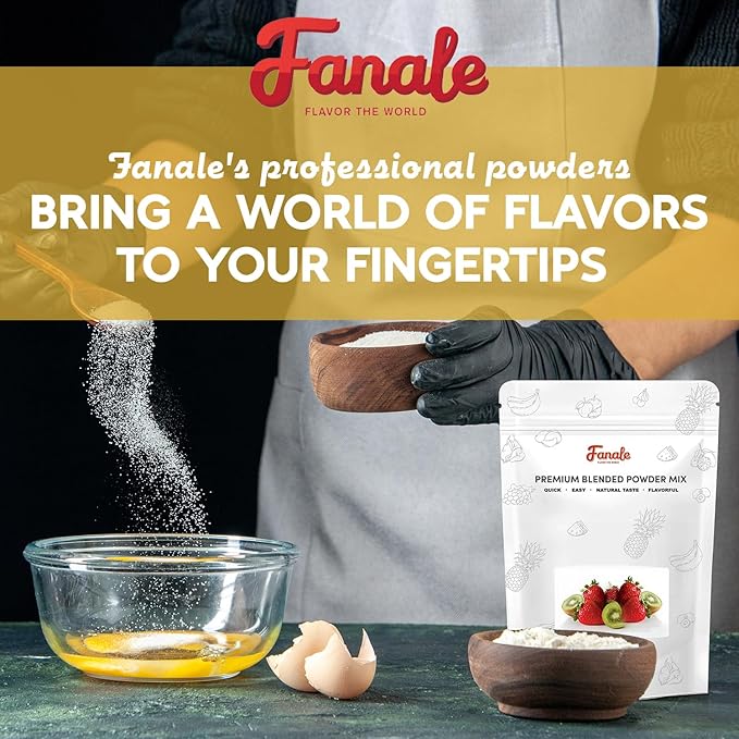 Fanale Premium Coconut Bubble Tea Flavoring Powder | Perfect for Baking, Smoothies, Desserts and Drinks | Instant Flavoring Powder for Boba Milk Tea - 2.2 Pounds (Pack of 1)