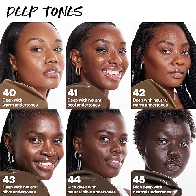 Kosas BB Burst Tinted Face Gel Cream - Supports Healthy Collagen, Smoothes Skin, Hydrates & Moisturizes - Lightweight Buildable Coverage - Rich Deep Neutral 45, (1 Oz/30 ML)