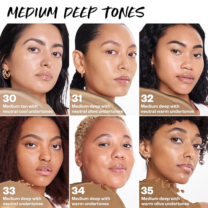 Kosas BB Burst Tinted Face Gel Cream - Supports Healthy Collagen, Smoothes Skin, Hydrates & Moisturizes - Lightweight Buildable Coverage - Medium Deep Warm Olive 35, (1 Oz/30 ML)