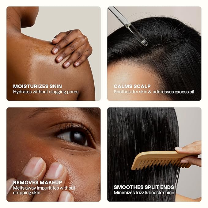 Cliganic Organic Jojoba Oil 16oz with Pump, 100% Pure | Bulk, Moisturizing Oil for Face, Hair, Skin & Nails | Natural Cold Pressed (Packaging May Vary)