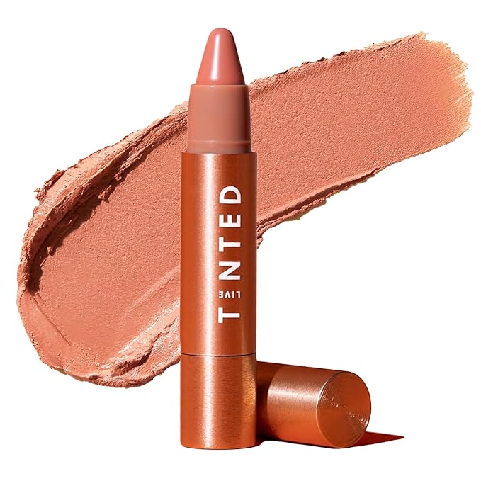 Live Tinted Huestick: All-over Color Corrector Multistick for Brighter, Balanced Skin, Works on Lips, Cheeks, And Eyes, Vitamins C+E Soothes, Heals & Nourishes Damaged Skin - Perk 3g / 0.1oz
