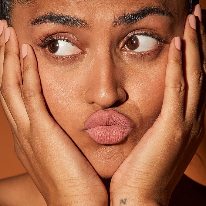 Live Tinted Huelip Liquid Lip Crème - Weightless, Long-Lasting Liquid Lip with Hyaluronic Acid and Jojoba Oil For a Soft, Comfortable, Moisturized Finish - 0.09 fl oz - Warm Pink