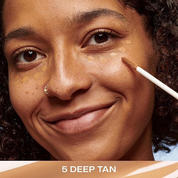 Lumene Under Eye Concealer - CC All-Over Hydrating Concealer with Medium Coverage - Multi-Tasking Under Eye Makeup Infused with Hyaluronic Acid with a Skin-Like Finish - 5 Deep Tan (0.3 fl oz)