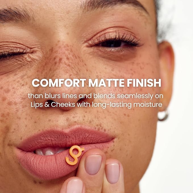 COLORGRAM NUDE BLUR TINT 03 LOVELY FIG | Soft Velvet Matte Lip Stain & Cheek Tint | Lightweight Blurring Tint for a Smooth & Airbrushed Finish | 24H Hydration, Long-Lasting & Non-Sticky Formula