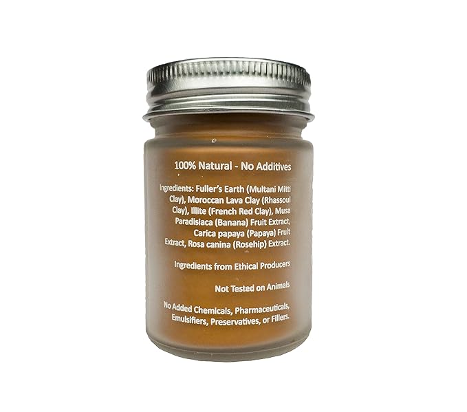 100% Natural Vitamin A Clay Mask 120g All Clay & No Water