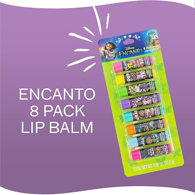 Encanto 8 Pack Lip Balm, 8.0 Fl Oz