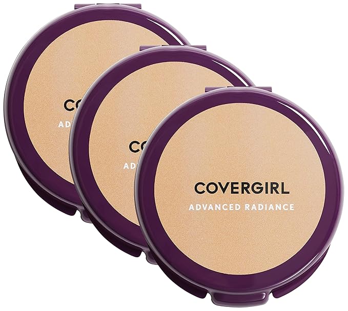 COVERGIRL Advanced Radiance Age-Defying Pressed Powder Natural Beige 120.39 Ounce (packaging may vary) (Pack of 3)
