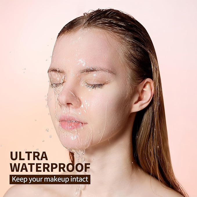 FV Full Coverage Liquid Foundation, Lightweight & Concealing, Long Lasting Matte Foundation Makeup with Flawless Finish, Oil Control Waterproof Foundation for Oily Skin (Natural Beige Matte)