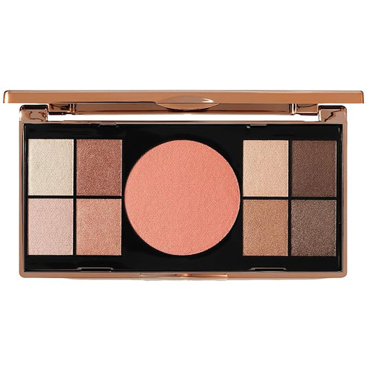 M. Asam Magic Finish Elegant Vibes Palette (8 x 0.03 oz + 1x 0.14g) - Eye Shadow Palette, 8 Harmonizing Eyeshadow Shades & Blush, High Color Payoff, Satin-touch Texture, Enriched With Vitamin E