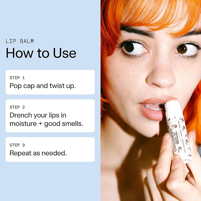 DedCool - Lip Balm Stick (Vanilla) Jumbo, Vegan, Flavored, Coconut Oil Lip Balm, Long Lasting, Moisturization, Hydrates Dry & Chapped Lips, Vegan, Natural, Clean, Non-Toxic, Fragrance For All