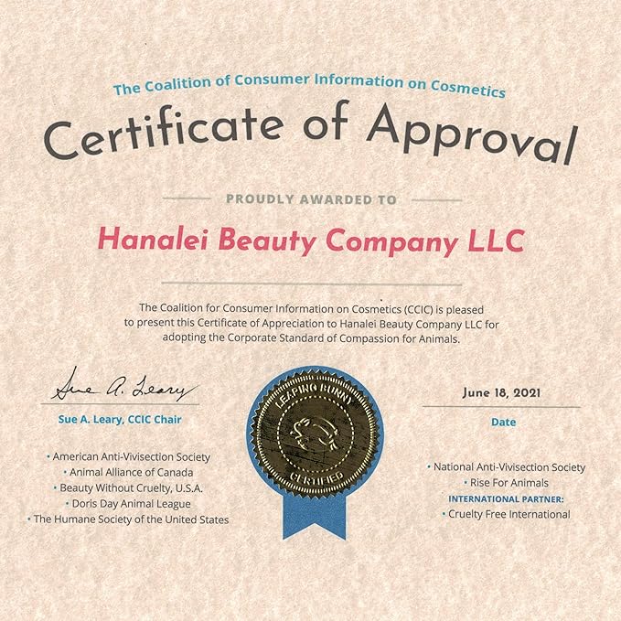 Hanalei Lip Balm and Moisturizer - Natural Kukui Oil and Beeswax Lip Moisturizer to Hydrate and Replenish Dry, Chapped Lips - Made in USA - Tropical Citrus