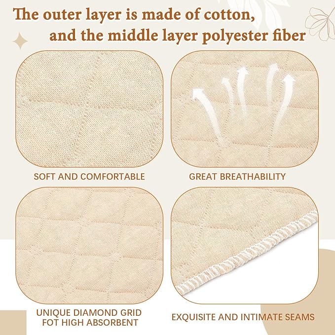 Cotton Tummy Liners and Bra Liners Set for Sweat Rash Skin Folds Plus Size Women Sweating Supplies