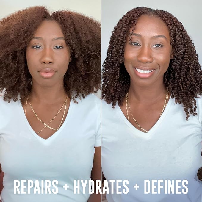 Love Ur Curls - Shampoo & Conditioner Set with All in One Curl Cream Styler for Kinky & Coily Hair, 3 Step System for Repair and Moisturizing