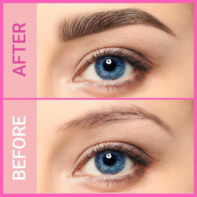 iMethod Eyebrow Pen - Eyebrow Pencil Magical 2-in-1 Eye Brow Pencils for Women with 4-Fork-Tip & Precise Brush-Tip for Natural Hair-Like Brows, Last All-Day, with Eyebrow Spoolie Brush, Black Brown