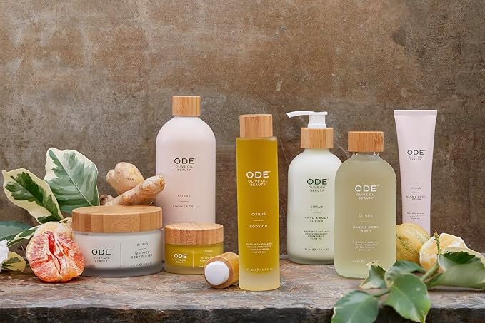 McEvoy Ranch Citrus Hand & Body Wash (2-pack) by ODE Olive Oil Beauty, Organic EVOO, California Made, Nourishing Foaming Wash