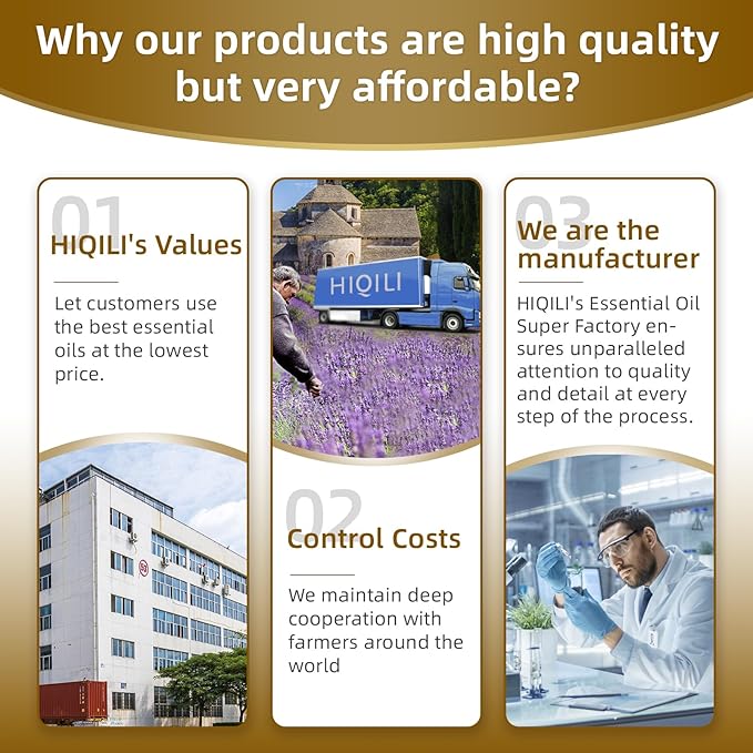 HIQILI 16 Fl Oz Frankincense Essential Oil, for Massage Skin Care, Diffuser, Aromatherapy, 100% Pure Undiluted