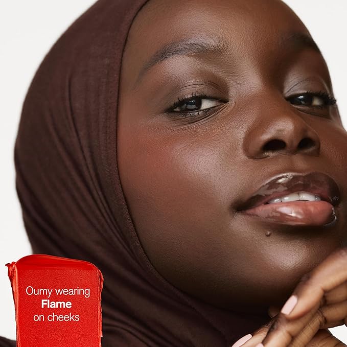 AMI COLÉ Desert Date Cream Multistick Lip and Cheek Tint (Flame) moisturizing lip tint, lip and cheek stain, natural lip color