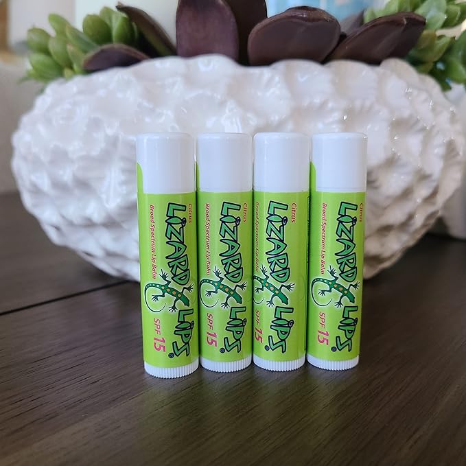 Lizard Lips SPF 15 Lip Balm (Citrus)