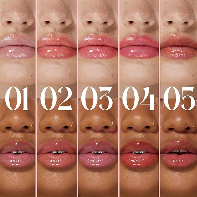 Lip Plumper Gloss Lip Job - Plumping Lip Gloss with Glossy Finish - Lip Pump Gloss with Hydrating & Smoothing Formula - 0.14 Fl Oz (Bloomgasm)