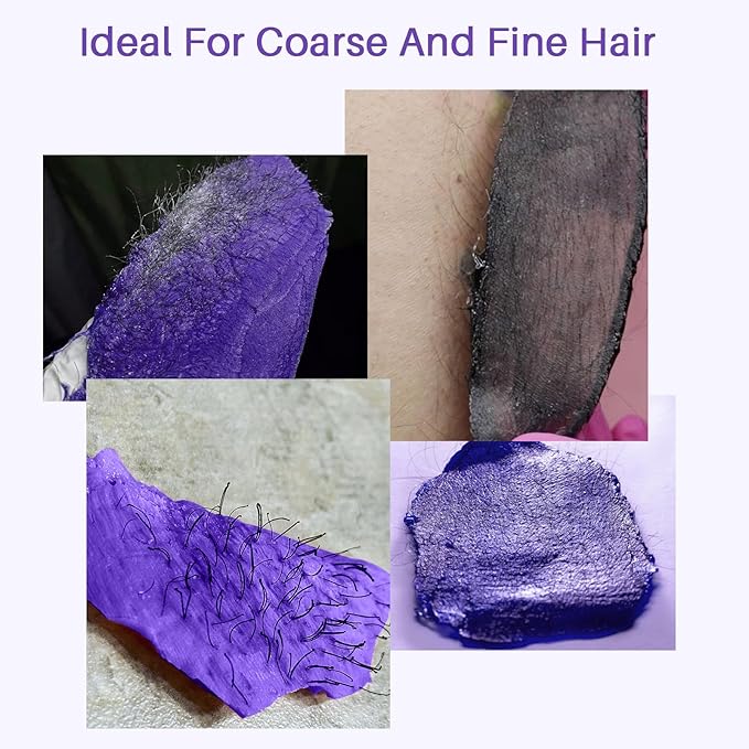 BLITZWAX Brazilian and Bikini Waxing Kit for Women, Hard Wax Warmer for Face, Legs, and Body, At Home Hair Removal Kit, Beginner Friendly, Quick Heating, 28 Accessories