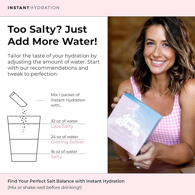 Instant Hydration Electrolytes Powder Packets - Cotton Candy Drink Mix - Zero Sugar - Keto, Vegan, Gluten-Free, Non-GMO - Boost Recovery, Brain Health, Muscle & Tissue Support- 30 Sticks