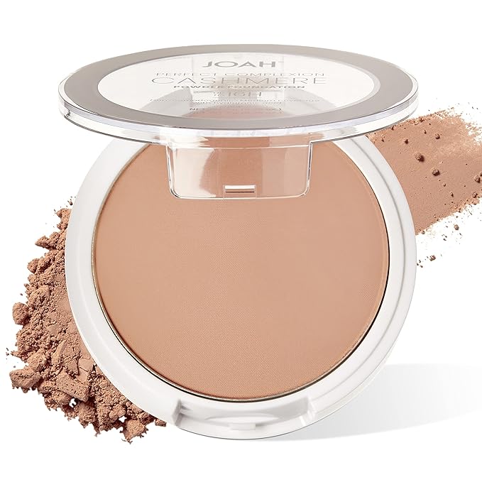 JOAH Beauty Perfect Complexion Cashmere Powder foundation_LC040, Light with Cool Undertones