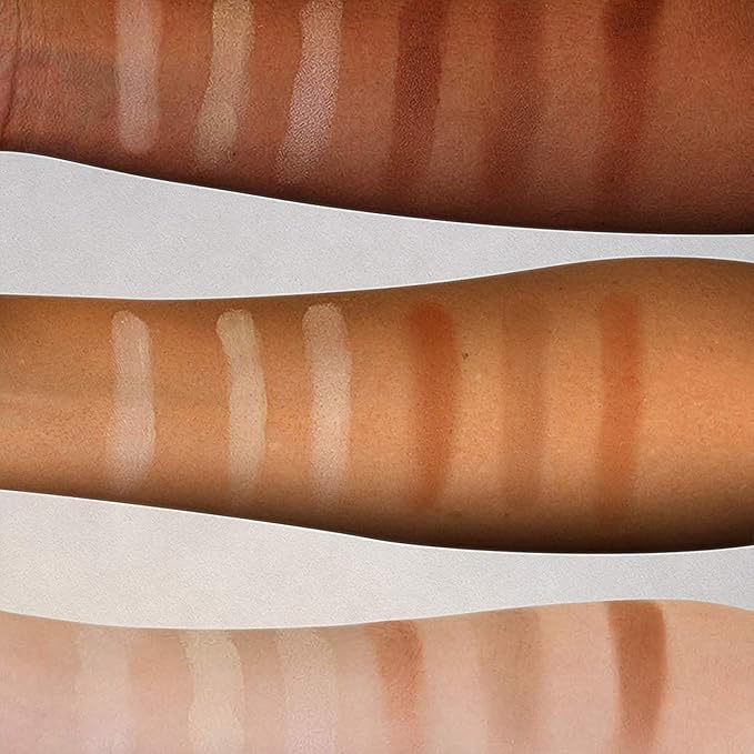 Elizabeth Mott Bronzer Contour Kit & Highlighting Powder - Cruelty Free & Paraben Free - 6 Shades for a Natural Glow