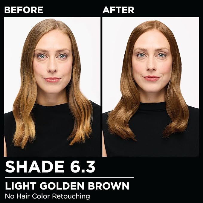 Garnier Hair Color Olia Ammonia-Free Brilliant Color Oil-Rich Permanent Hair Dye, 6.3 Light Golden Brown, 1 Count (Packaging May Vary)