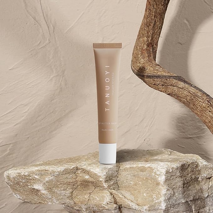 Lip Butter Balm Vanilla, Moisturizing Lip Balm for Dry Cracked Lips,Ultra-Nourishing Lip Care Moisturizer for Soft, Smooth and Supple Lips (colorless)