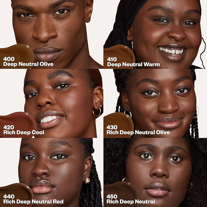 Kosas Revealer Skin-Improving Foundation with SPF 25 Protection - Hydrate, Brighten, Soothe, Plump, Protect Skin - Smoothing Texture, Natural Finish and Clean Formula, Rich Deep Neutral 450