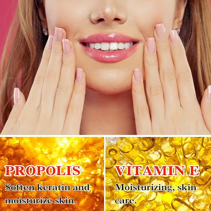 1PCS Bee Lip Balm Honey Pot,Honey Sleeping Lip Mask Bee Lip Balm with Applicator,Natural Moisturizing & Prevention Dry and Cracked Lip Scrubs Exfoliator