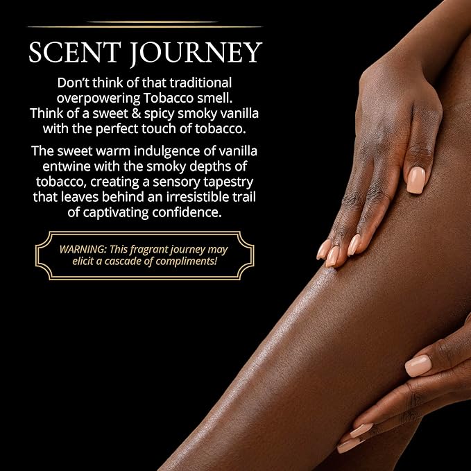 LUXURY LIFE BUTTER - Irresistibly Scented Body Butter with Hyaluronic Acid for Ultimate Moisture. Luxurious Natural Fragrance. Hydrates for a Non-Greasy Glamorous Glow, Tobacco Vanilla, 5 oz.