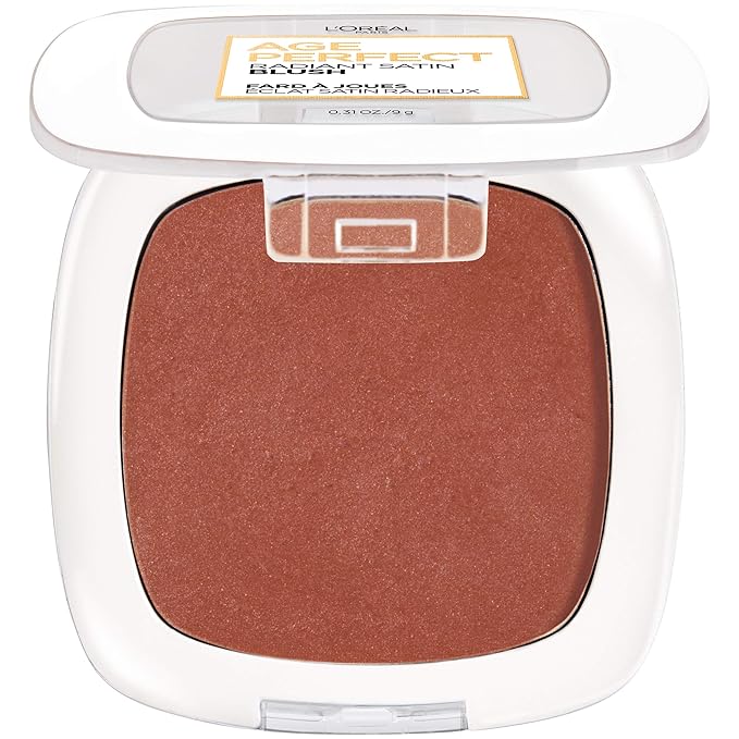 L'Oreal Paris Age Perfect Radiant Satin Blush with Camellia Oil, Amber