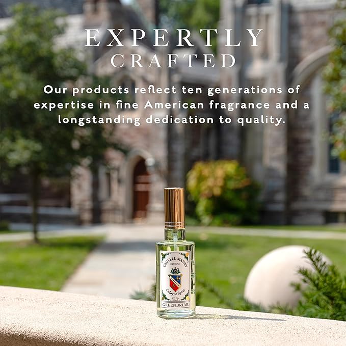 Caswell-Massey Gold Cap Newport Cologne Spray, Scents of Sandalwood, Cedar & Citrus, Fragrance For Men, Made In The USA, 3 Oz