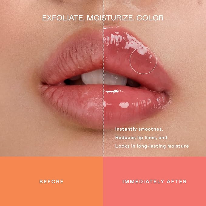 EADEM Le Chouchou Lip Softening Balm, Lip Gloss for Women, Lip Plumper & Lip Mask, Overnight Hydrating & Moisturizing Luxury Lip Balm, 0.5 oz, Boba Bounce