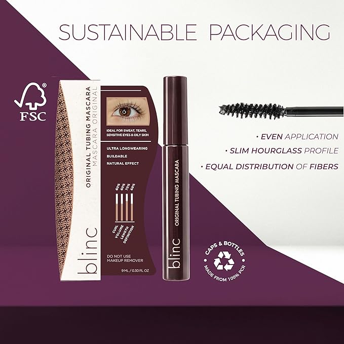 blinc Mascara, Dark Brown 0.30 Fl Oz (Pack of 1)