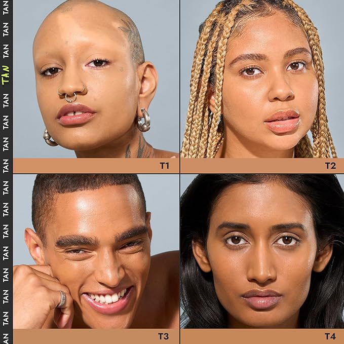 COVER FX Power Play Foundation - Shade T4 - Buildable Full Coverage - Waterproof Sweat-Proof Transfer-Proof - Natural Matte Finish - All Skin Types