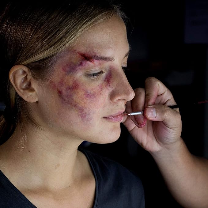 FX Alcohol-Activated 12 Colors Makeup Palette, Highly Pigmented Professional Makeup for the Stage, Film, Costumes, Cosplay, SFX, Performance Arts