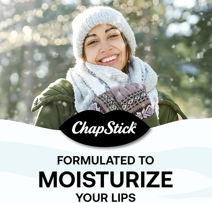 ChapStick 12 Days of Holiday Advent Calendar Lip Balm Gift Set - 0.15 Oz