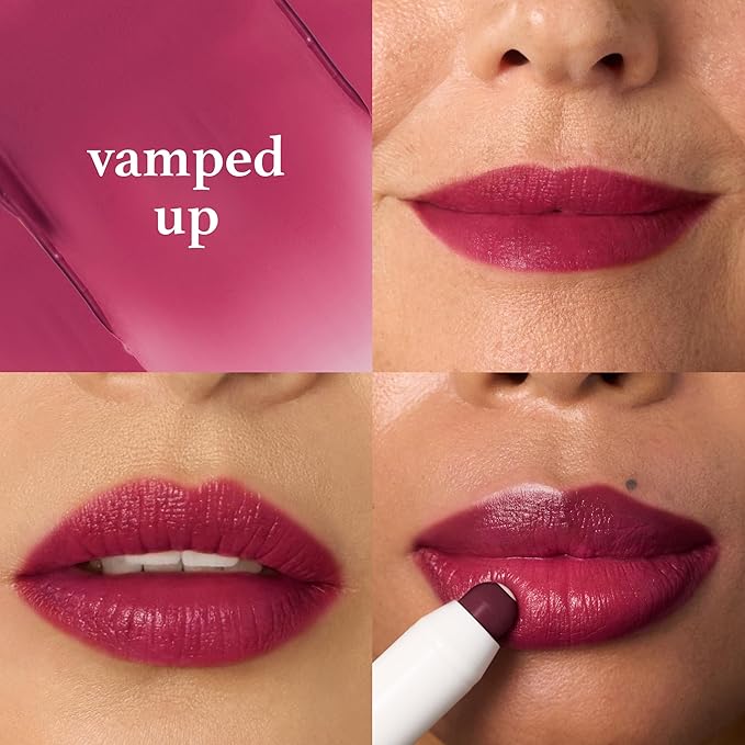 Julep It's Balm: Tinted Lip Balm + Buildable Lip Color - Vamped Up - Natural Gloss Finish - Hydrating Vitamin E Core - Vegan