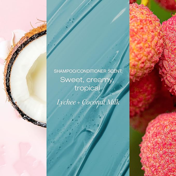 Raw Sugar Shampoo and Conditioner Set, The Wave Maker Hair Care Duo, 18 Fl Oz Each, Enhances Texture, Volume & Shine for Soft, Natural Wavy Curls, No Sulfates & Parabens, Color Safe, Vegan