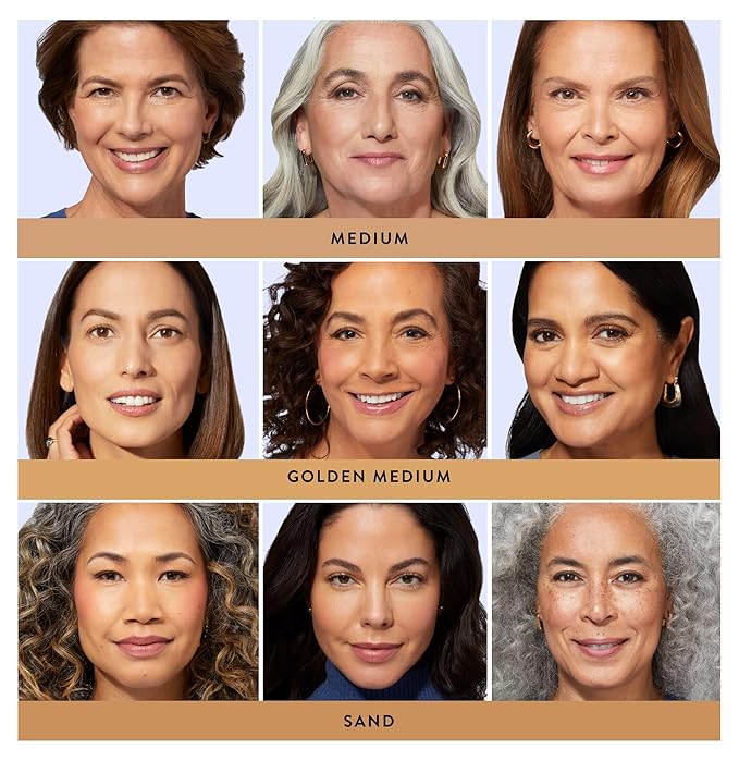 LAURA GELLER NEW YORK Baked Balance-N-Brighten Color Correcting Foundation, Sand + Kabuki Brush