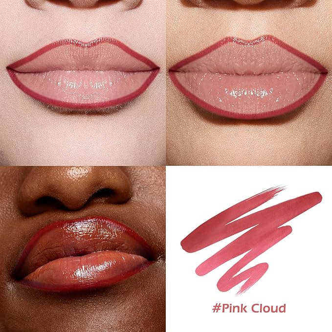 KIMUSE Peel Off Lip Liner Stain, Long Lasting Lip Tint Stain Peel Off, Waterproof, Transfer-Proof, Highly Pigmented Color Peel Off Lip Stain Liner, Matte Finish