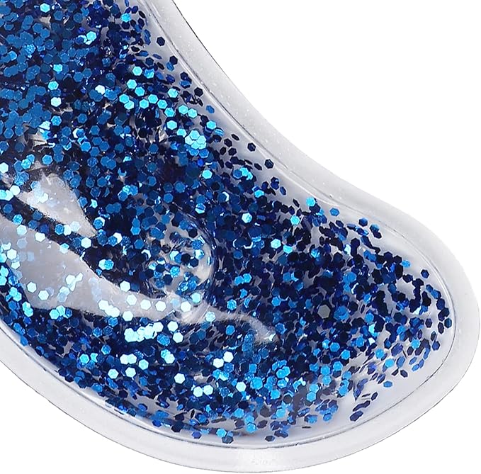 Eye Gel Ice Pack, Reusable Gel Eye, Eye Cooling Pad Hot Cold Eye Patch, Under Eye Patches to Relieve Tired Eyes, Dark Circles(Blue)