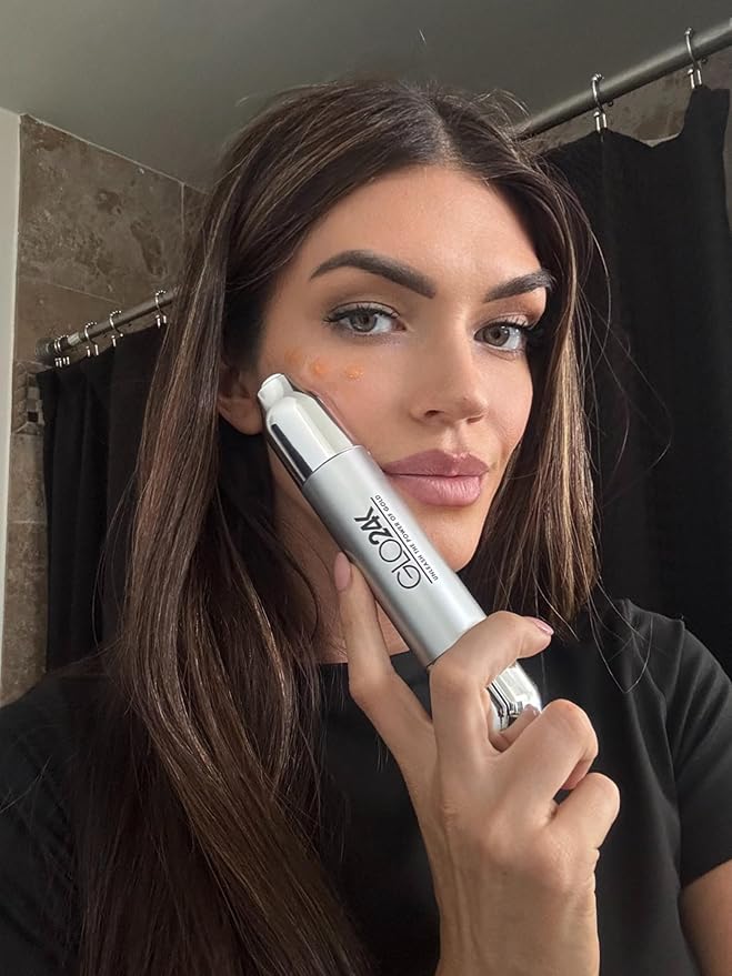 GLO24K Instant Wrinkle Filler for Face, XL Lifting Cream for Eye and Face, Lift and Tightening Non-Invasive with Hyaluronic Acid, 24k Gold, Peptides and Vitamins for Youthful Appearance, 1.2 fl oz