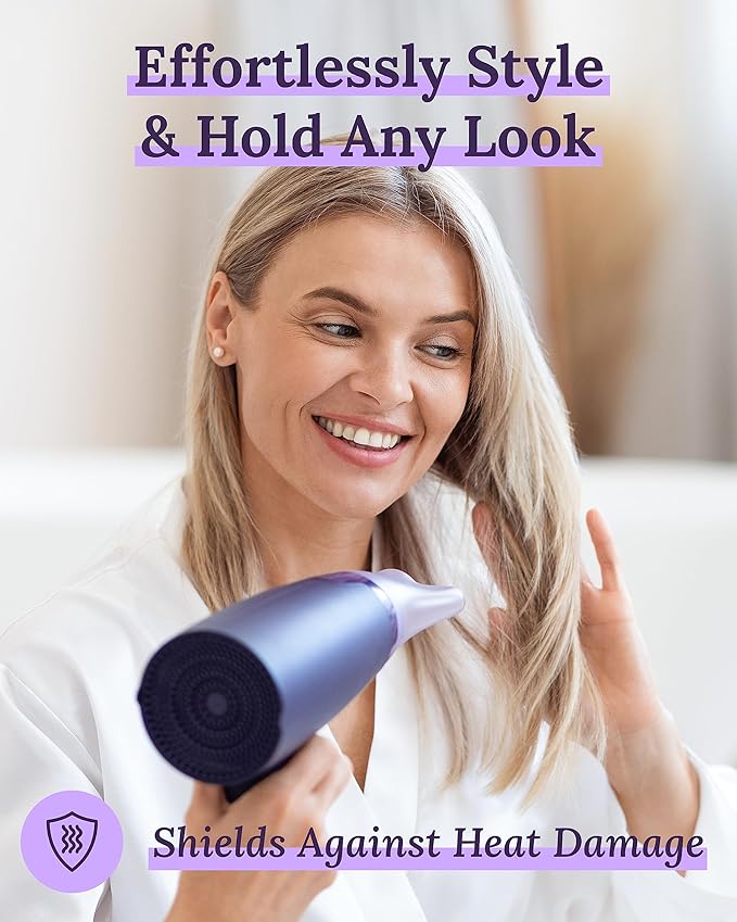 Keranique Hair Thickening Spray for Instant Volume, Texture & Lift for Fine Hair - Heat Damage Protectant With Keratin 6.8 oz