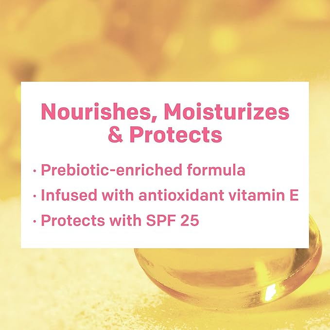 Almay Skin Perfecting Healthy Biome Foundation Makeup with Prebiotic Complex SPF 25, Hypoallergenic, Fragrance Free, 140 Golden, 1 fl. oz. (Pack of 3)