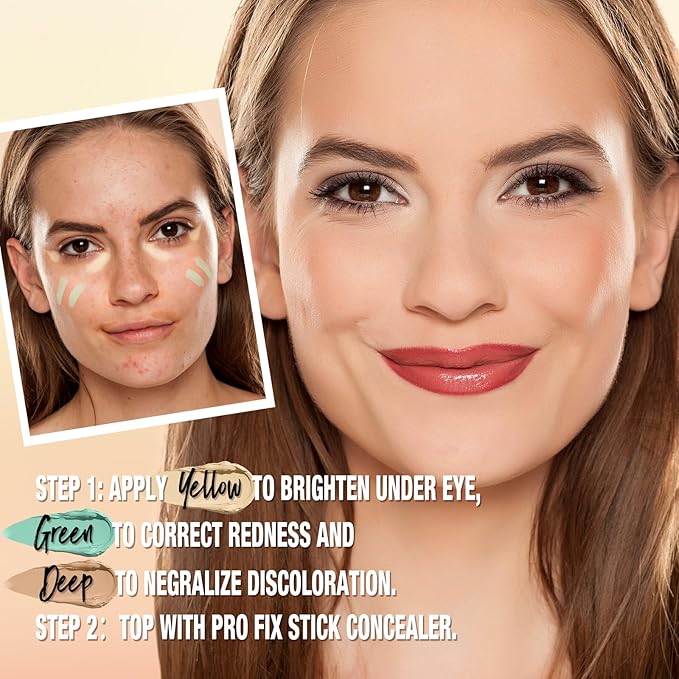 LANGMANNI Multi-Use Face Contour Stick,Highlighter & Concealer Stick, Combo Use For Correcting Color Balancing (#03+#04 Lavender+Dark Peach)